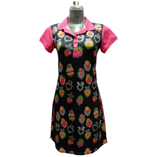 Vestido Polo Corazones